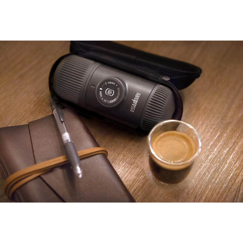 Nanopresso Portable Coffee Machine - Grey with protective case