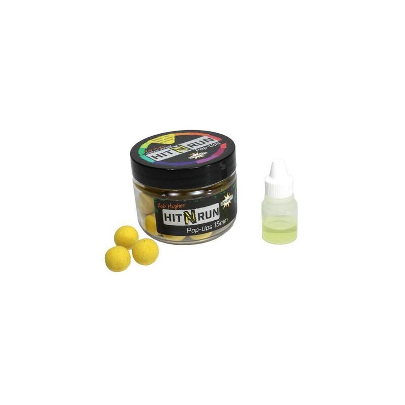 Dynamite Baits Hit N Run Pop Up jaune 15 mm