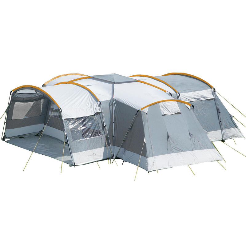 Nimbus 12 Protect -Tente familiale camping -12 pers - 630 x 760 cm - Gris