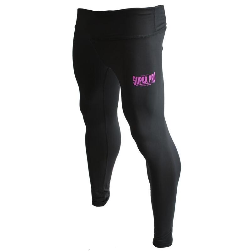 Super Pro Legging Women Lion/Super Pro Logo Zwart/Roze