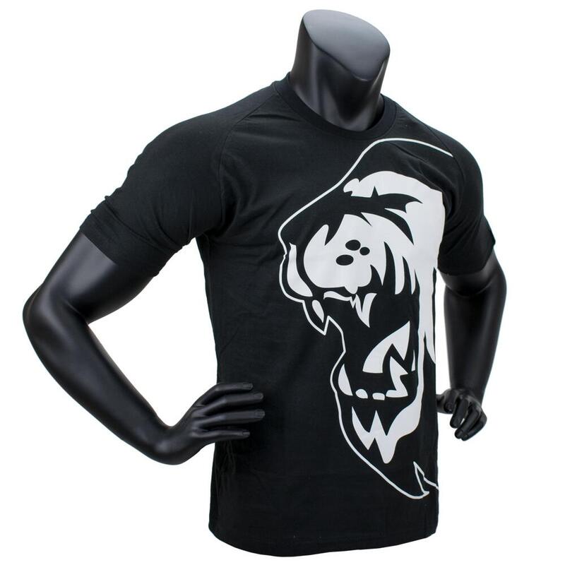 Super Pro T-Shirt Lion Logo Zwart/Wit