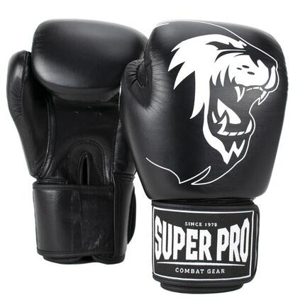 Gants de boxe en cuir - Warrior SE - Noir/Rose