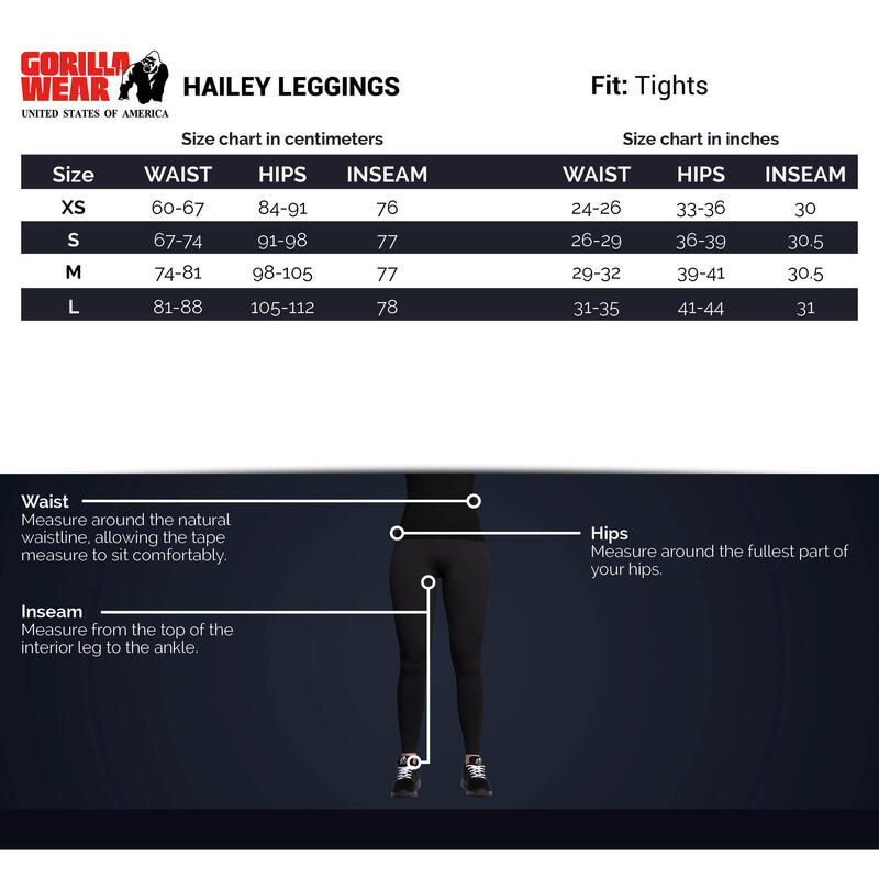 Legging - Hailey - Grau Meliert