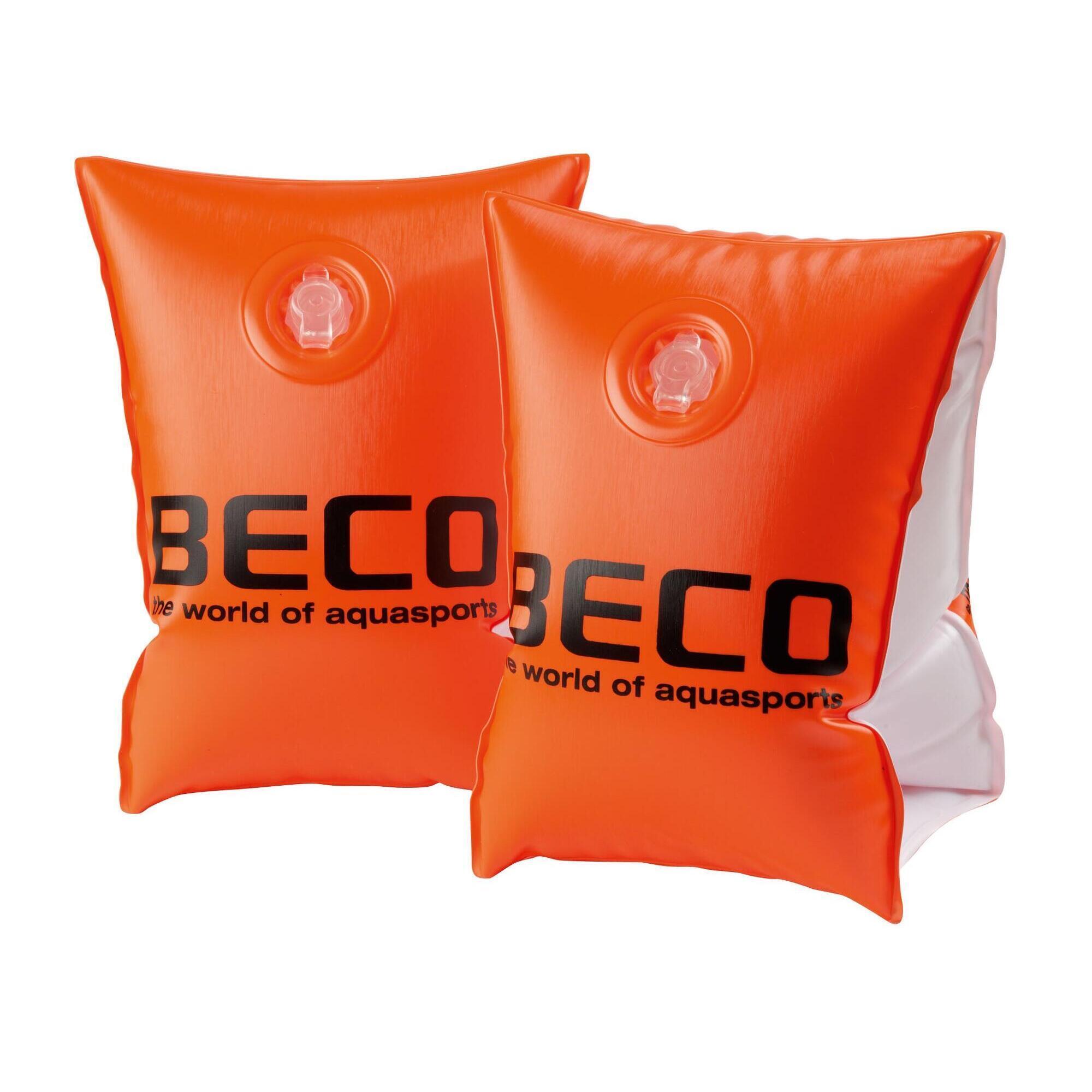BECO Swimming Arm Bands for Adults - Orange 1/2