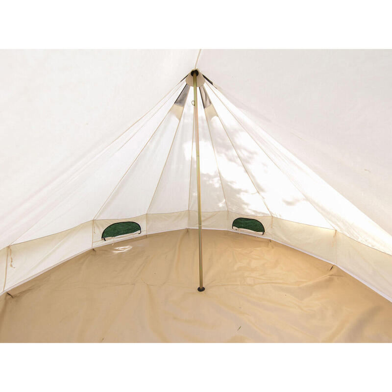 Campingzelt Tipii 400 Canvas Baumwolle für 8 Personen - Familienzelt