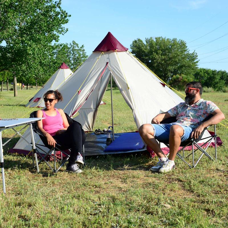 Tenda indiana/da campeggio -Tipii 200 - 6 persone - borsa di trasporto