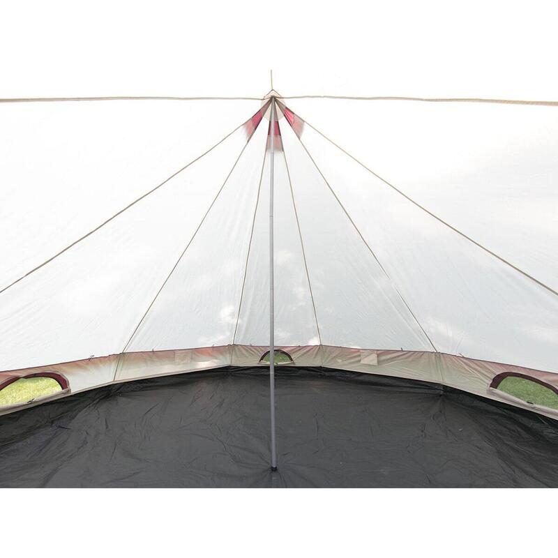 Kampeertent - Tipi Comanche 400 - 8 personen - Tipi met afneembaar grondzeil