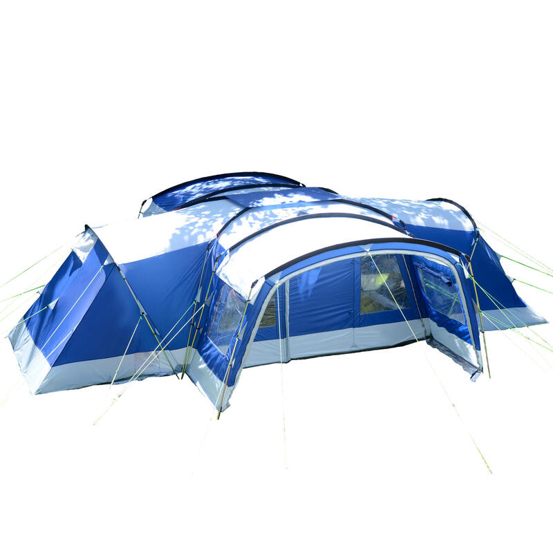 Namiot kempingowy kopułowy Nimbus 12 Sleeper, 12-osobowy, 3 ciemne sypialnie
