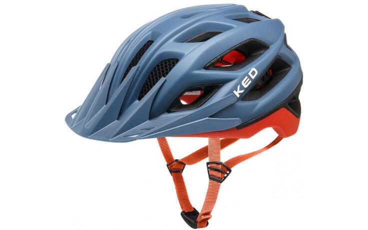 Casque Vélo Companion M (52-58Cm) -Bleu/Gris/Orange