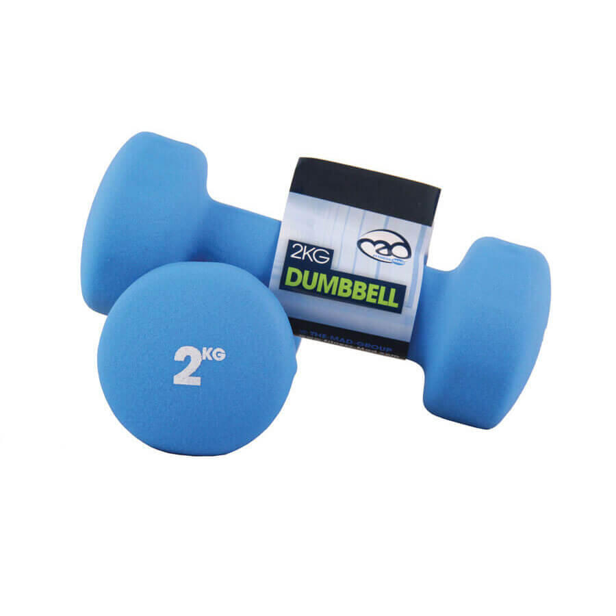 FITNESS-MAD Fitness Mad Neoprene Dumbbell Weights 2kg