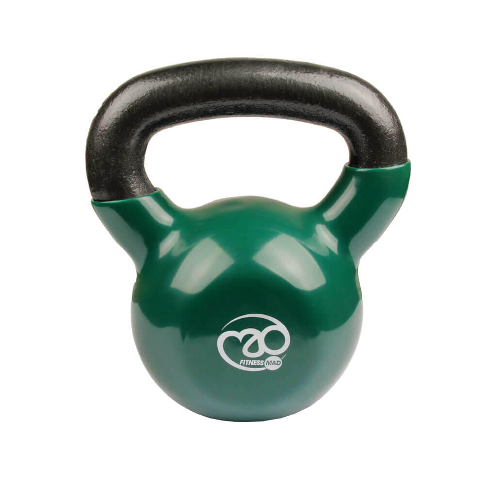 Fitness Mad 12kg Kettlebell Weight Green 2/2