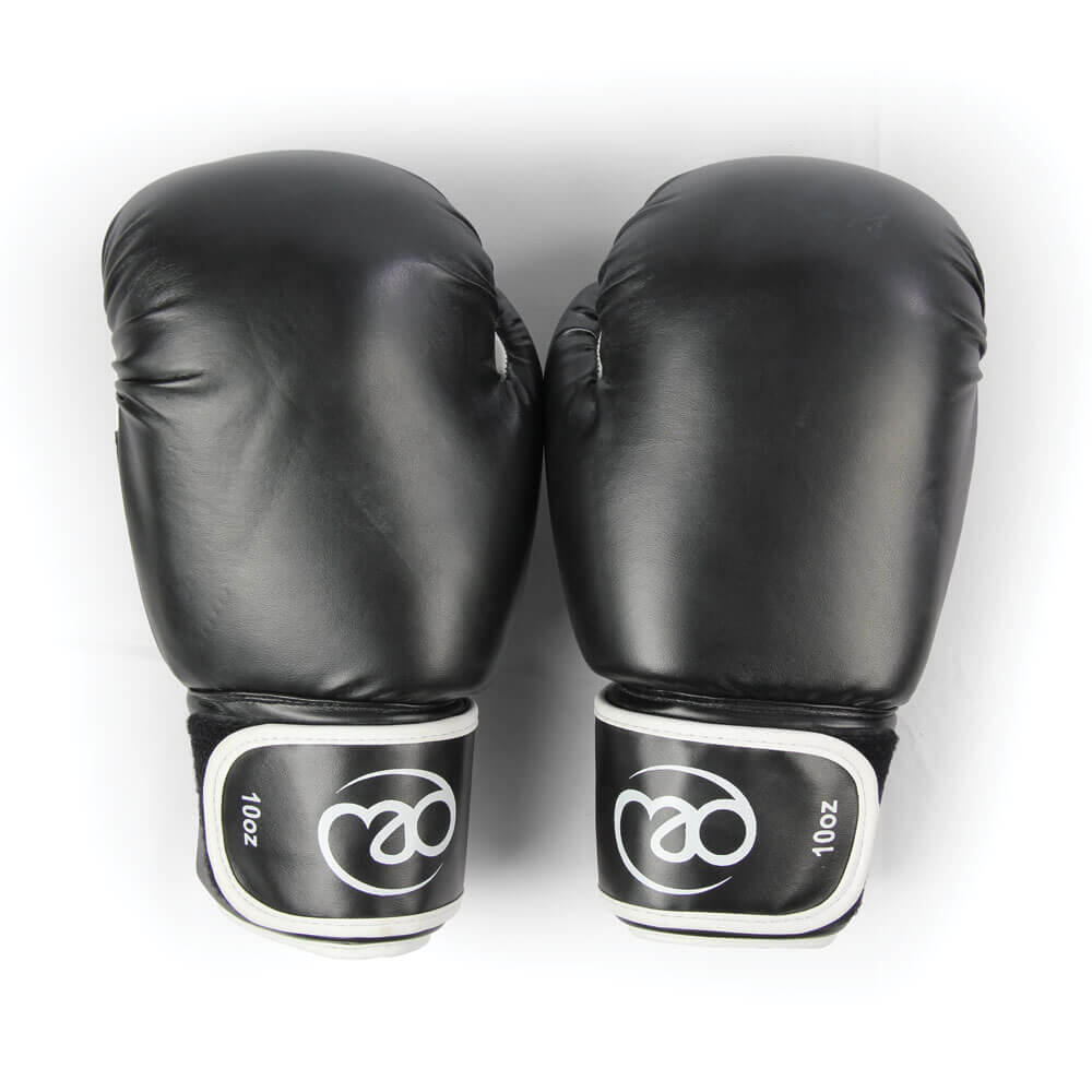 Fitness Mad Boxing Sparring Gloves - Black/White 1/5