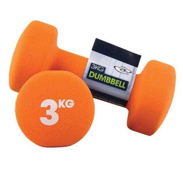 FITNESS-MAD Fitness Mad Neoprene Dumbbell Weights 3kg