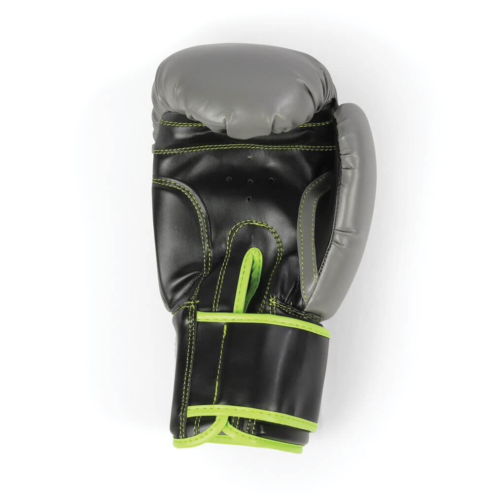 Fitness Mad Boxing Sparring Gloves - Green/Grey 4/5