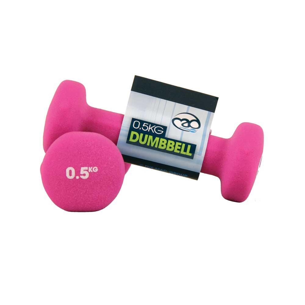FITNESS-MAD Fitness Mad Neoprene Dumbbell Weights 0.5kg