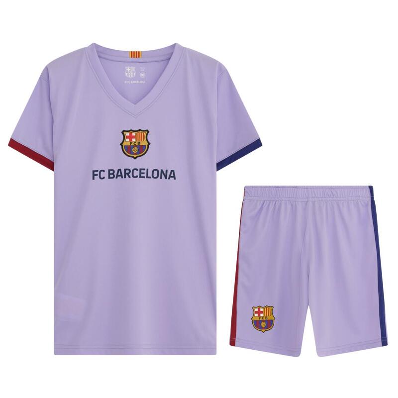 Fussballtrikot FC Barcelona Memphis Depay auswärts 21/22 Kinder