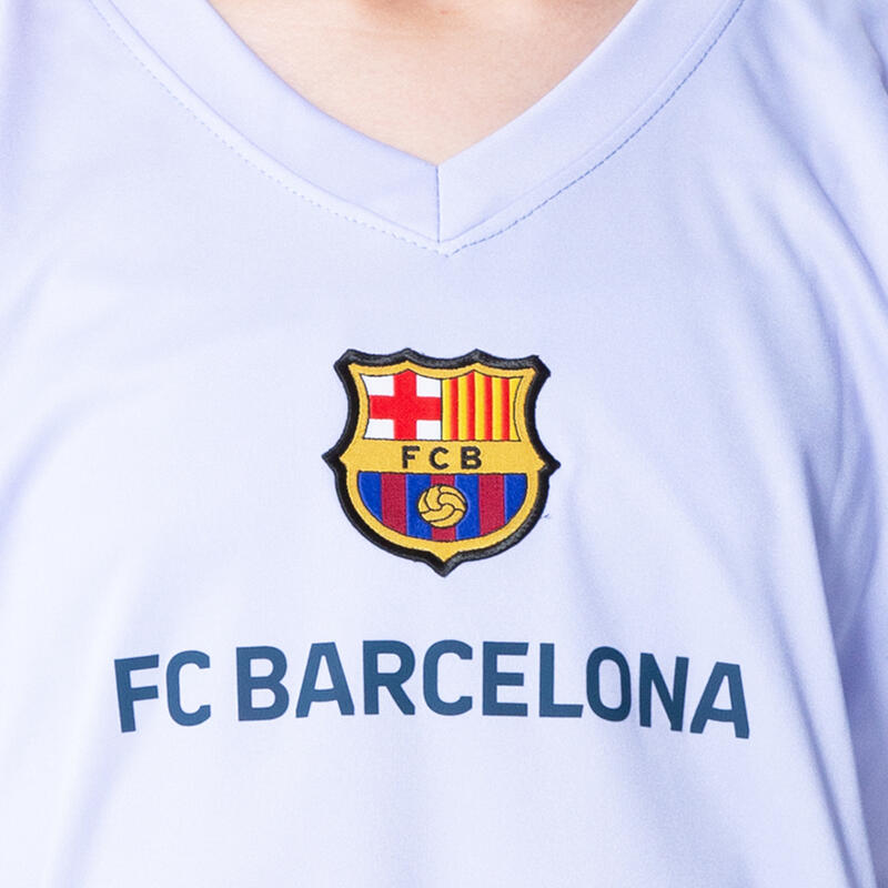 Fussballtrikot FC Barcelona Memphis Depay auswärts 21/22 Kinder