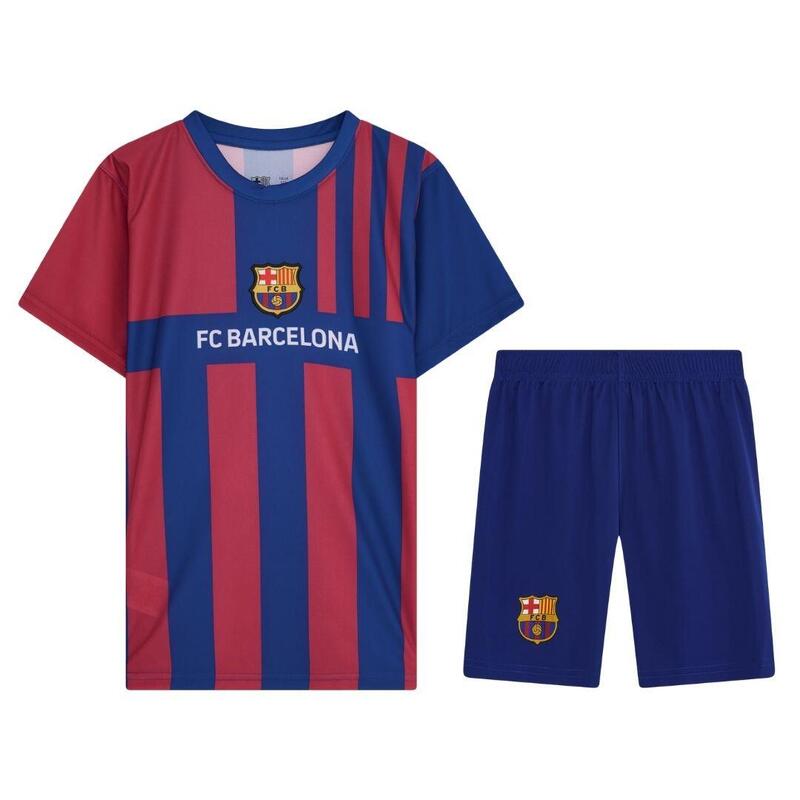 Kit de football FC Barcelona home 21/22 enfant