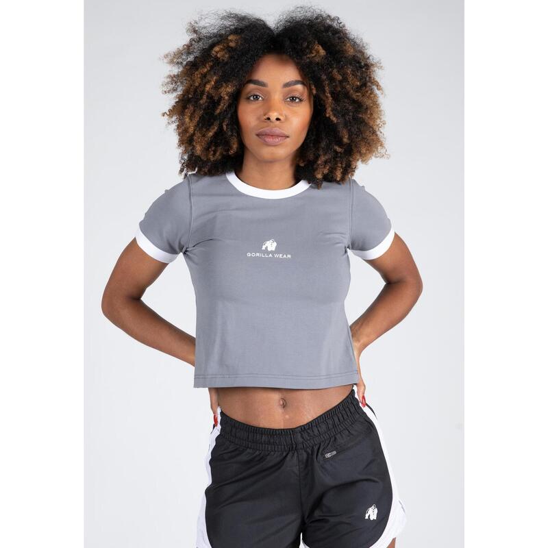 New Orleans Cropped T-shirt - Gray