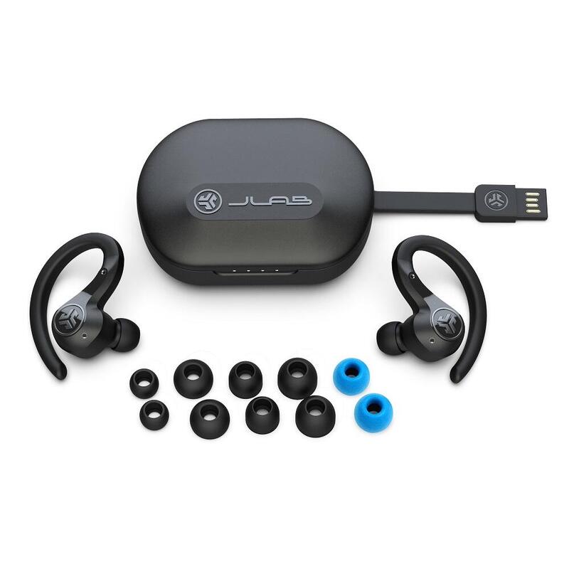 Słuchawki sportowe Bluetooth JLab Audio TWS Epic Air Sport ANC czarne