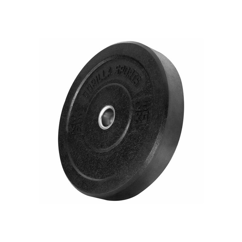 Bumper Plate - Halterschijf - 25 kg - Rubber - 50 mm