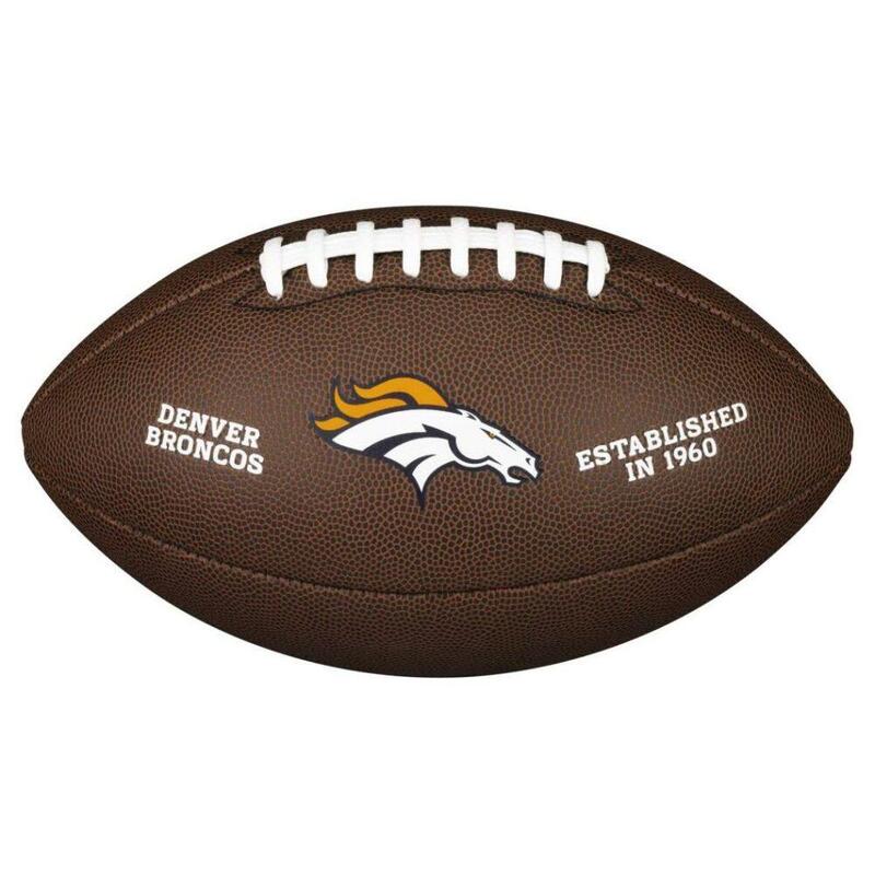 Balón fútbol de la NFL Wilson des Denver Broncos