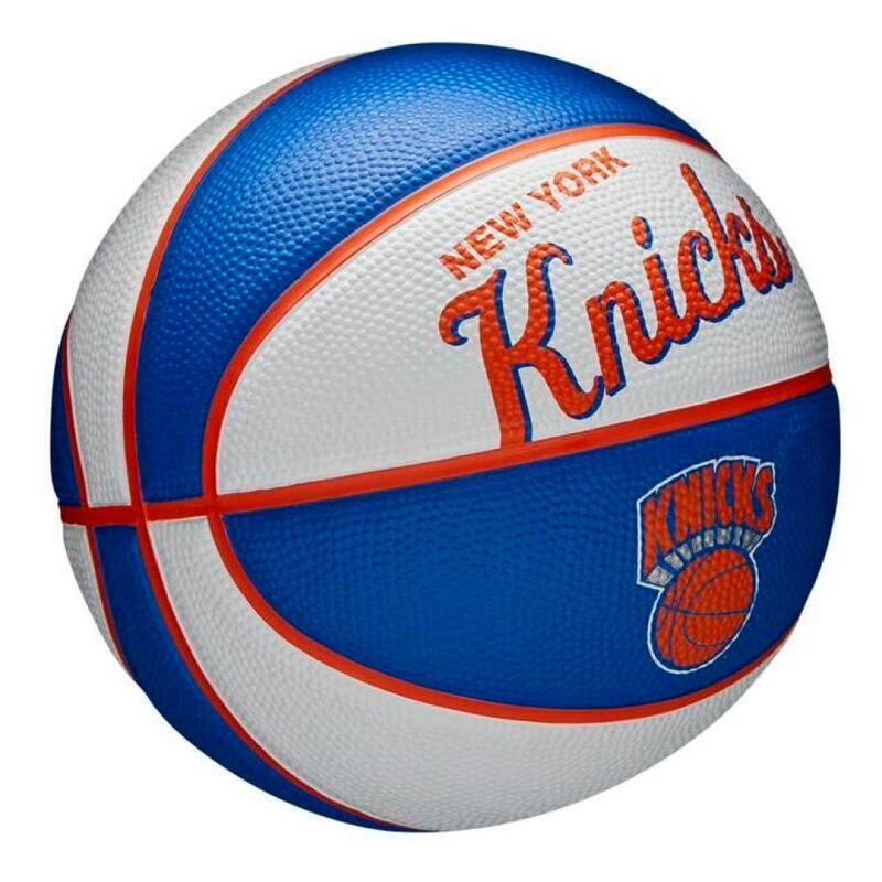 Mini bola de basquetebol Wilson Team Retro New York Knicks tamanho 3