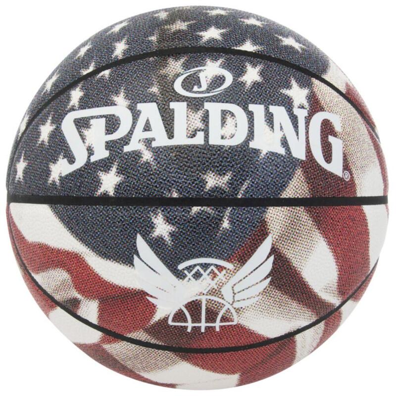 Spalding Basketball Rubber Stars & Stripes