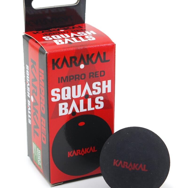 Piłki do squasha Karakal Impro Red Dot 12 szt.