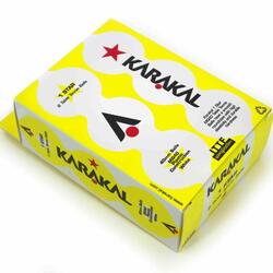 6 Balles de Tennis de Table Karakal 1 étoile blanche