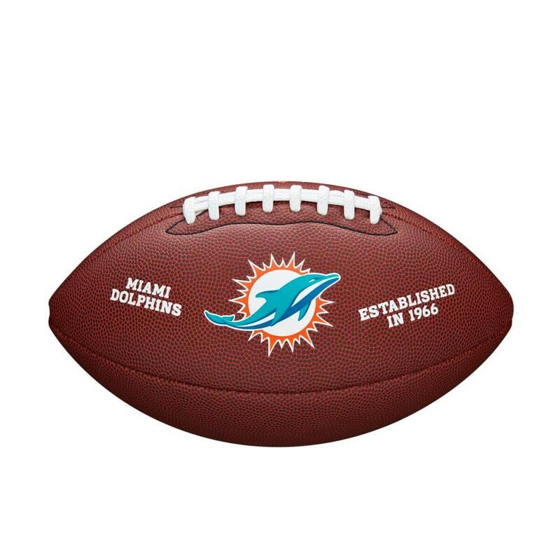 Balón fútbol de la NFL Wilson des Dolphins de Miami