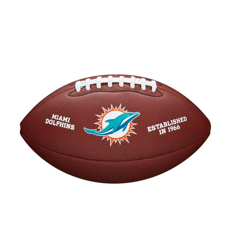 Bola de futebol americano des Dolphins de Miami Wilson