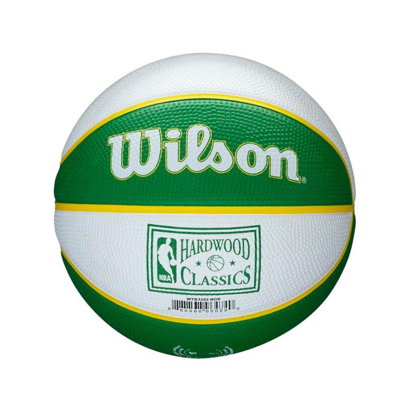 Kosárlabda Wilson NBA Team Retro Boston Celtics Mini Ball, 3-as méret