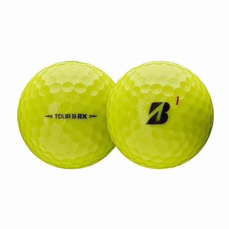 Confezione da 12 palline da golf Bridgestone Tour B RX Giallo