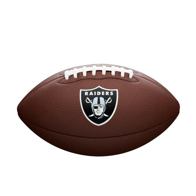 Futbol amerykański - Bal - Logo drużyny NFL Las Vegas Raiders - maat: 9