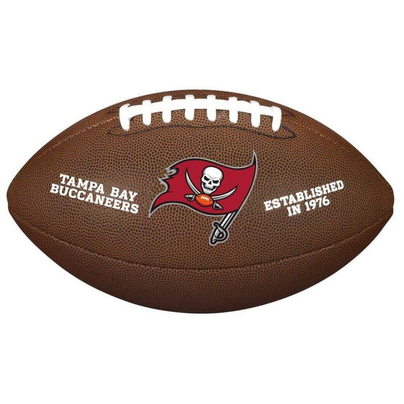 Bola de futebol americano Wilson NFL Team Logo Tampa Bay Buccaneers