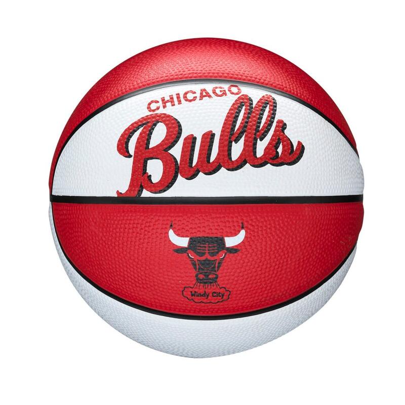 Mini Ballon de Basketball Wilson NBA Team Retro - Chicago Bulls