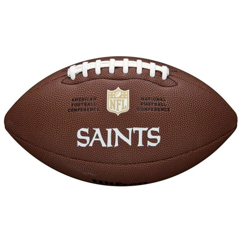 American Football Ball Wilson Saints NFL Licensed