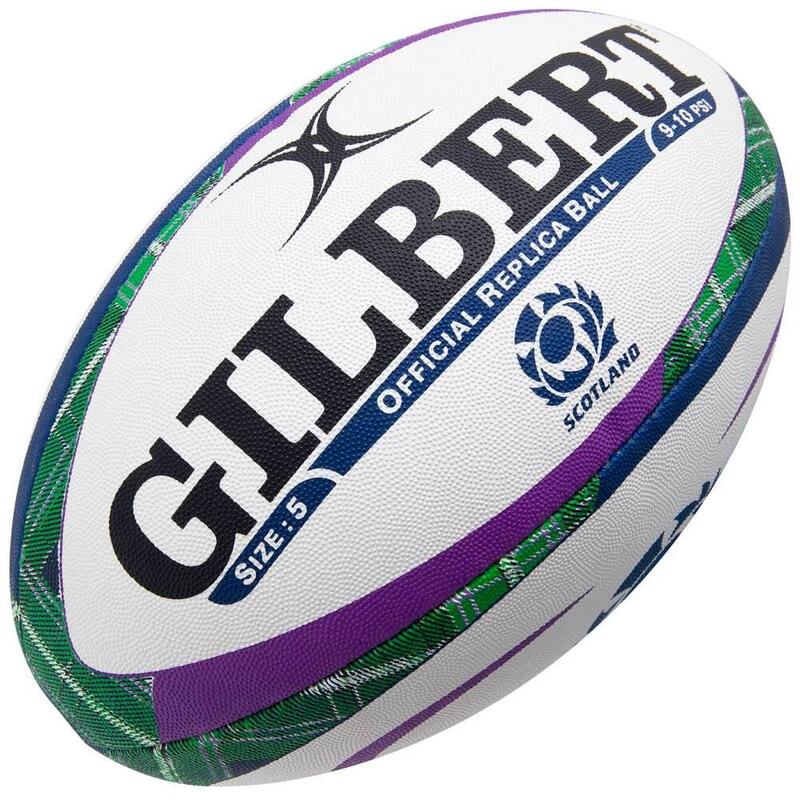 Ballon de Rugby Gilbert Ecosse Tartan