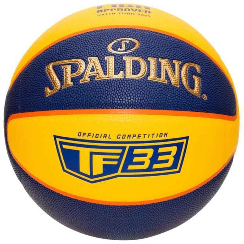 Bola de Basquetebol Officiel TF33 Gold Spalding