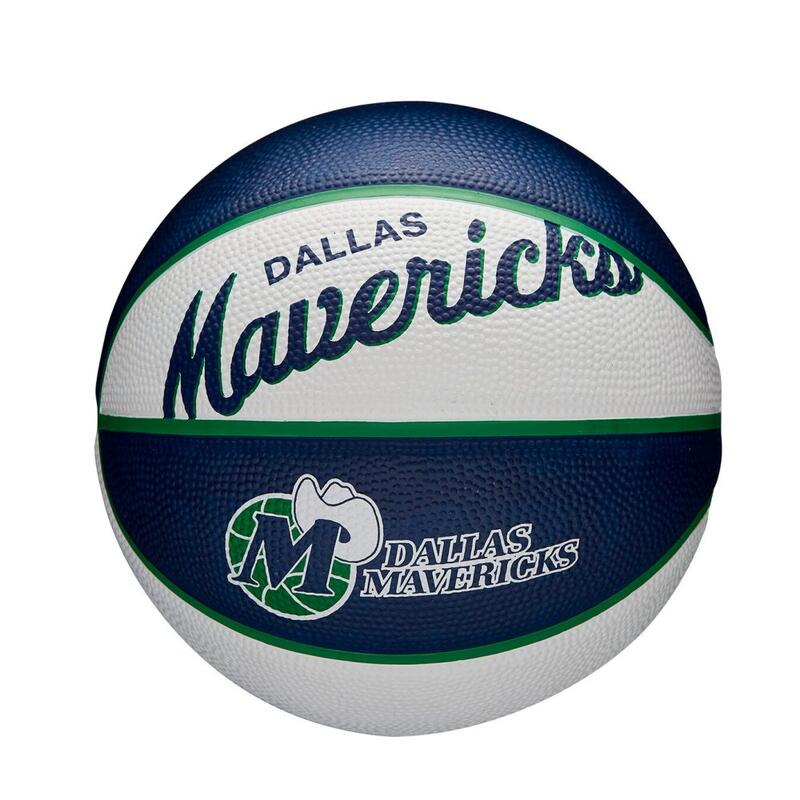 Wilson NBA Team Retro Mini Basketbal – Dallas Mavericks