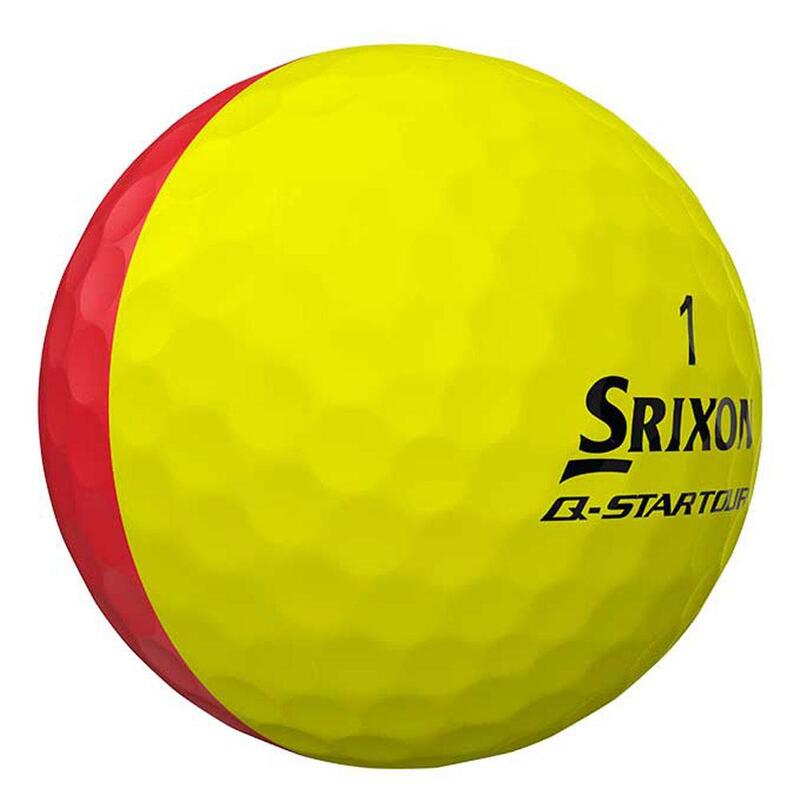 Caixa com 12 bolas de golfe Srixon Q-Star Tour DIVIDE