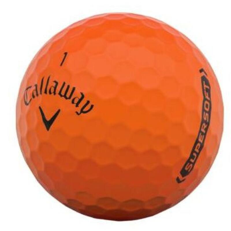 Caja de 12 Pelotas de golf Callaway Supersoft Matte Oranges