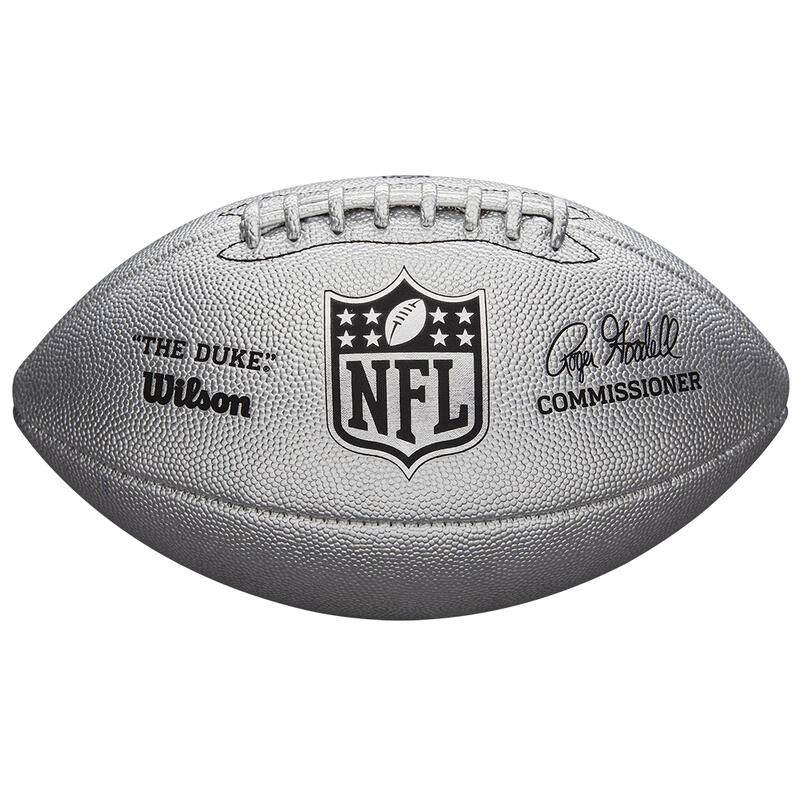 Balón fútbol de la NFL Wilson DUKE SILVER
