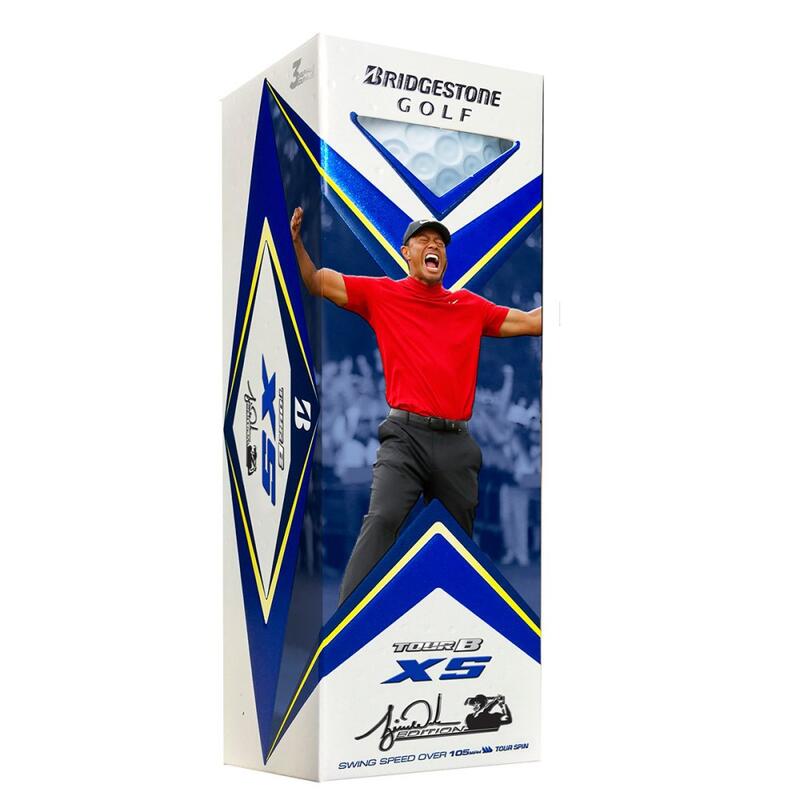 Confezione da 12 palline da golf Bridgestone Tour B XS Tiger Woods