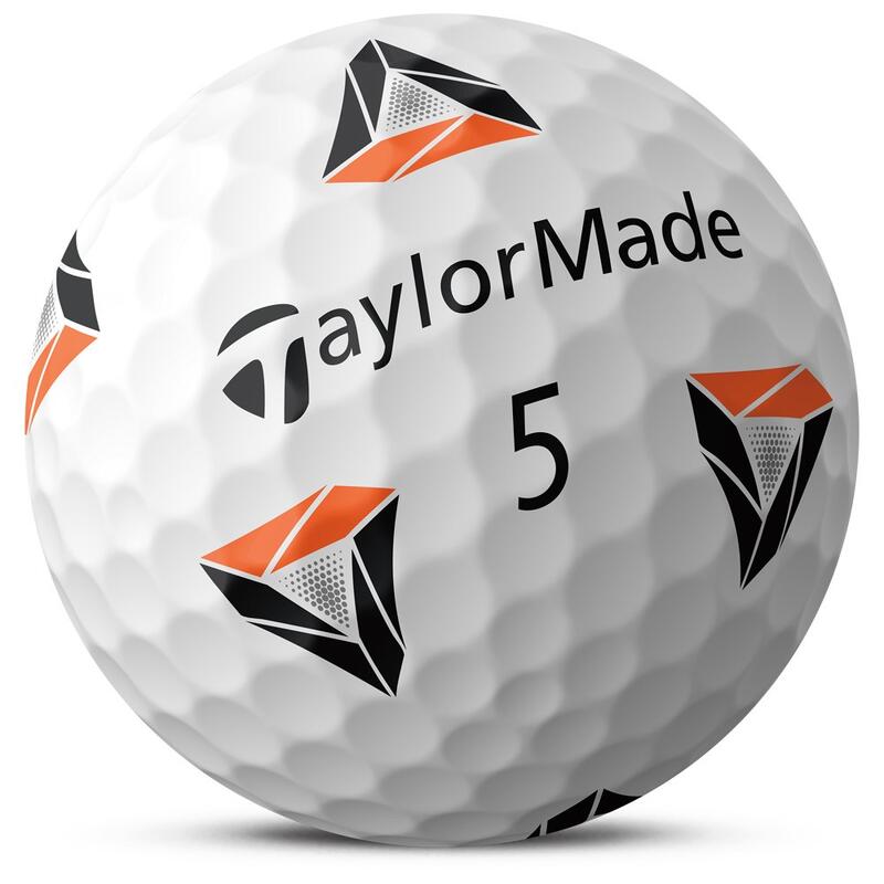 Doos met 12 TaylorMade TP5 Pix-golfballen Kleur: wit