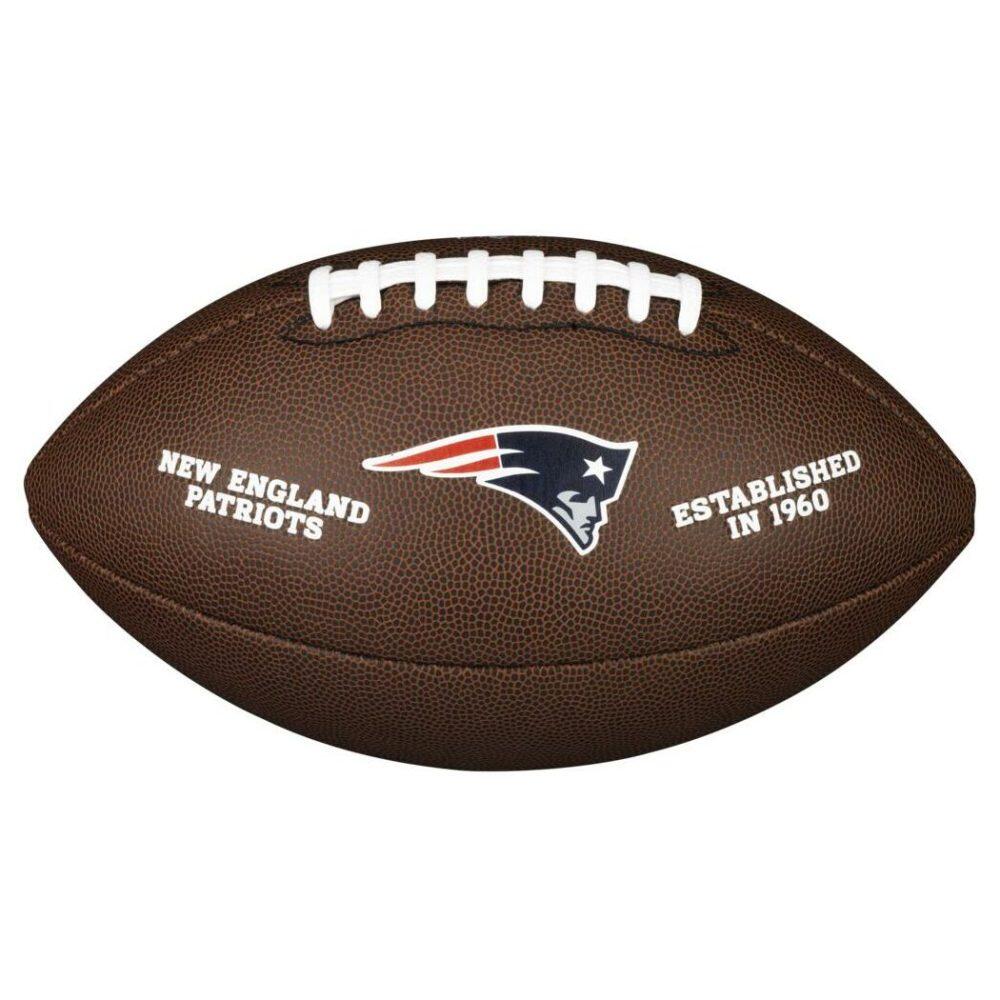 Bola de futebol americano do new england patriots wilson
