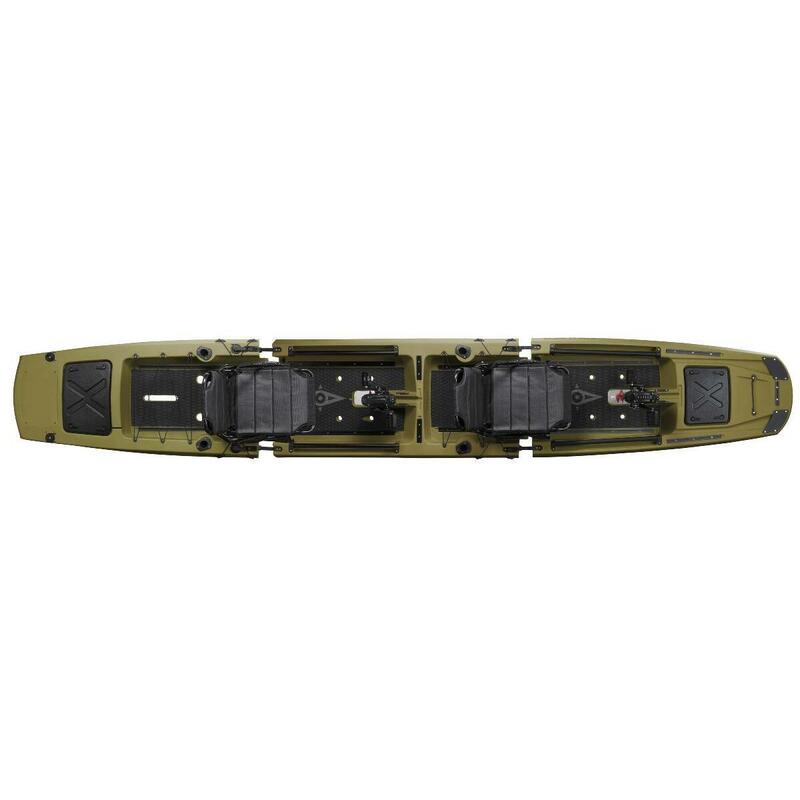 Kayak de pesca modular de dois lugares Point 65°N kingfisher duo