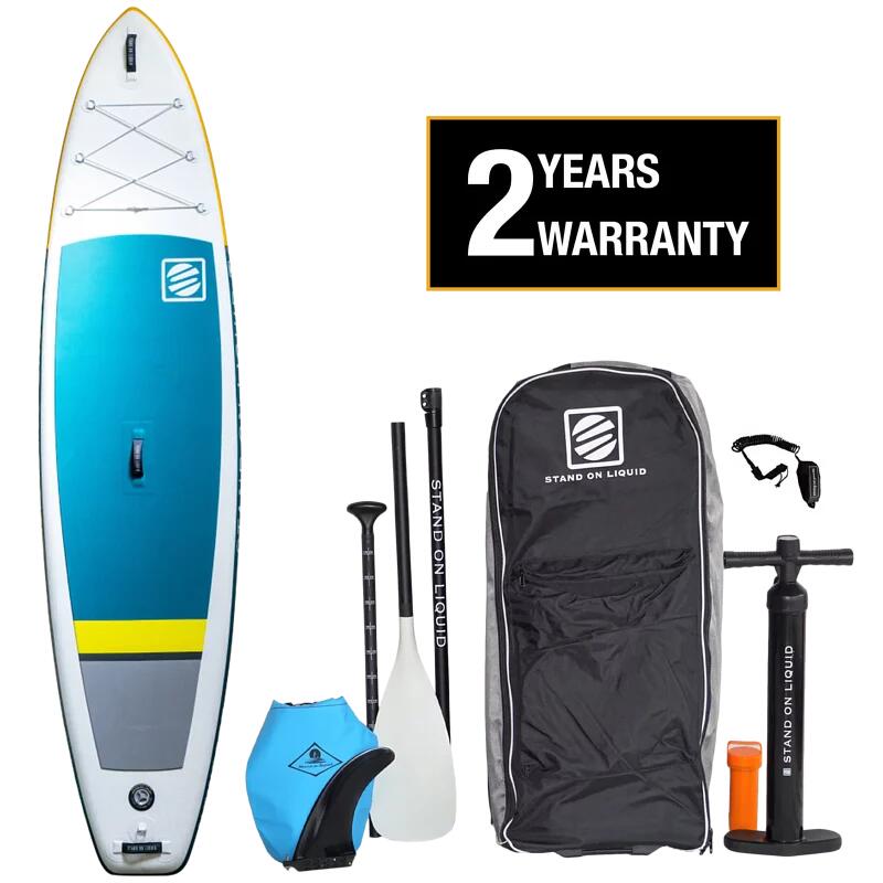Stand On Liquid Newport Air 11’6” Inflatable SUP Paddle Board Package
