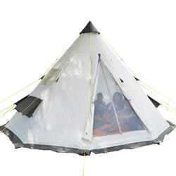 Tent Tipi Tippi - 6 persoons campingtent - Ingenaaide tentvloer - 365cm diameter